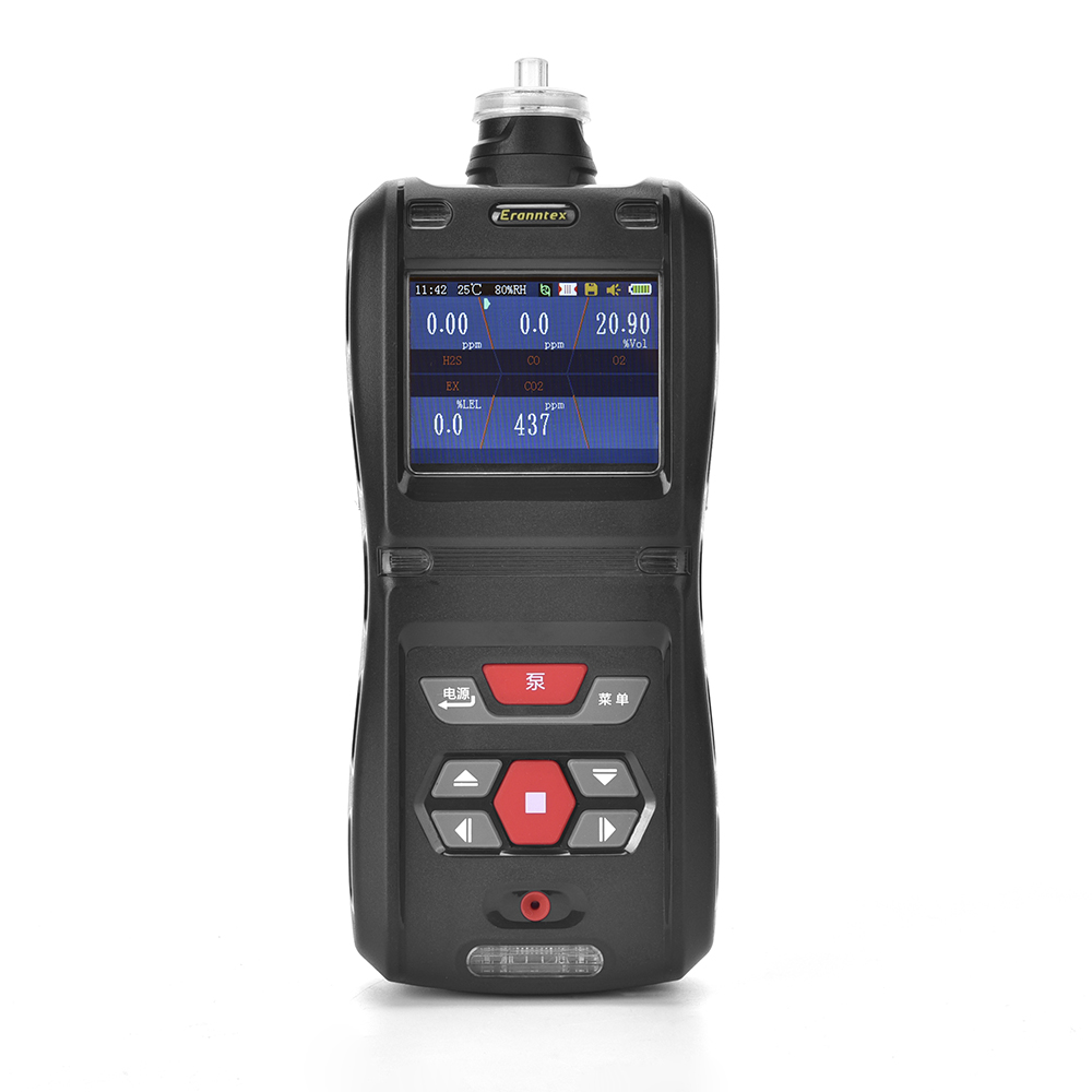 Portable five-in-one toxic and harmful gas detector MS500