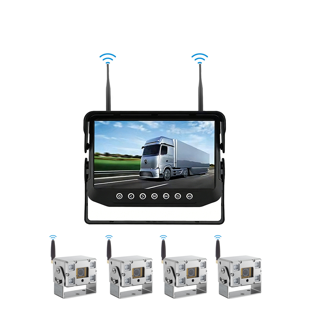 4CH 2MP Auto-Heating Heavy-Duty Camera Wireless Car System