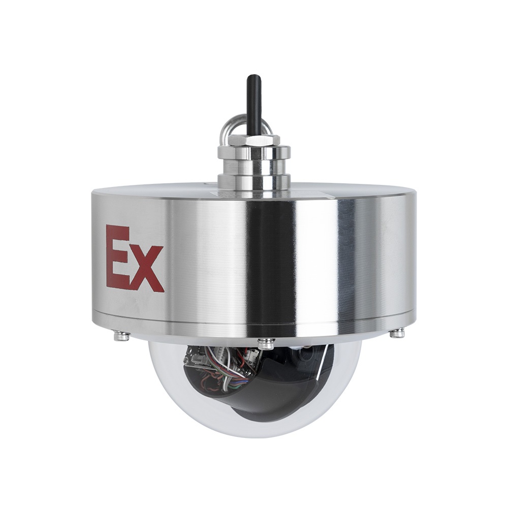 5MP 4X Zoom IR IP 316L Stainless Steel Explosion-Proof PTZ Camera