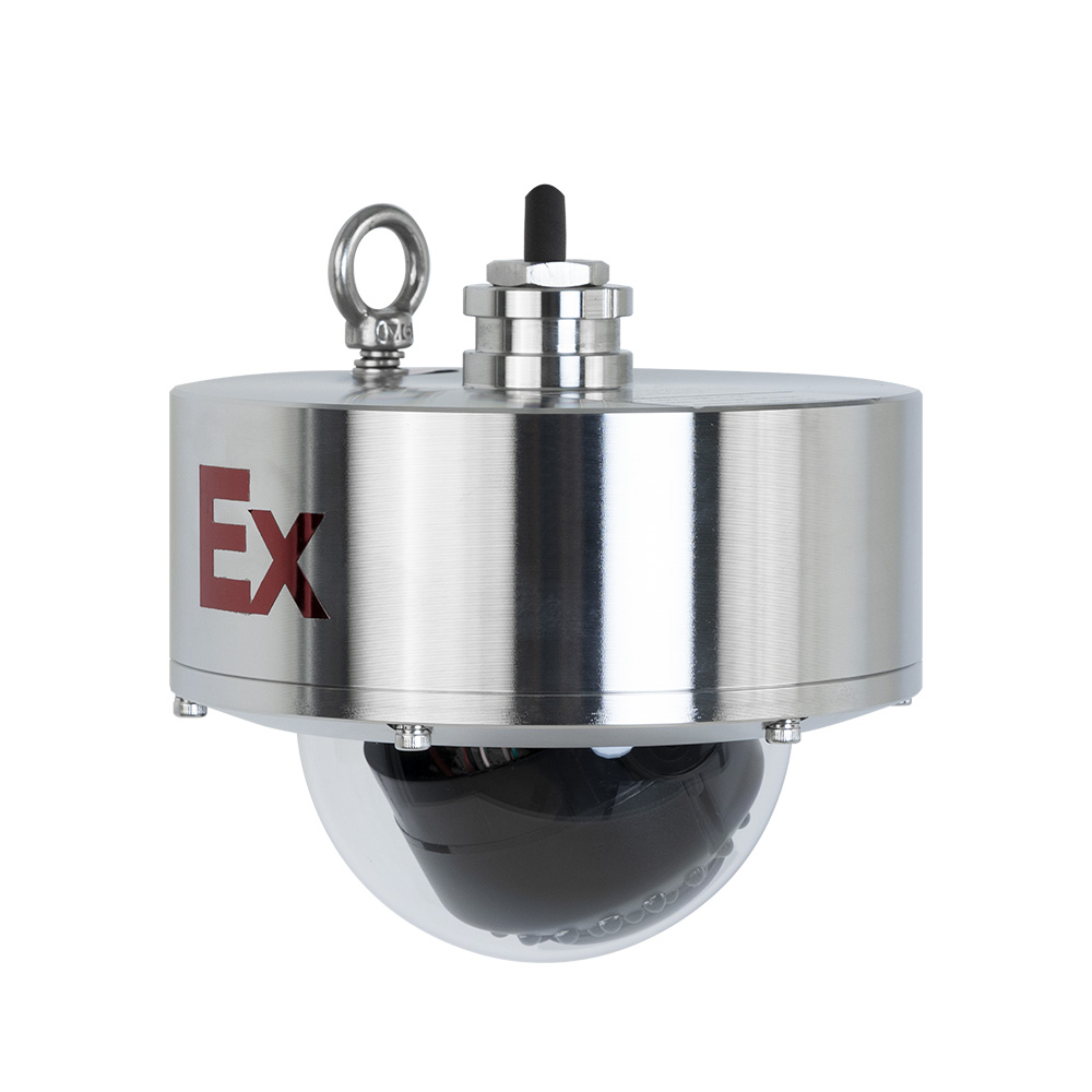 5MP 4X Zoom 316L Explosion-Proof IR Dome IP Camera For Marine Engine Room