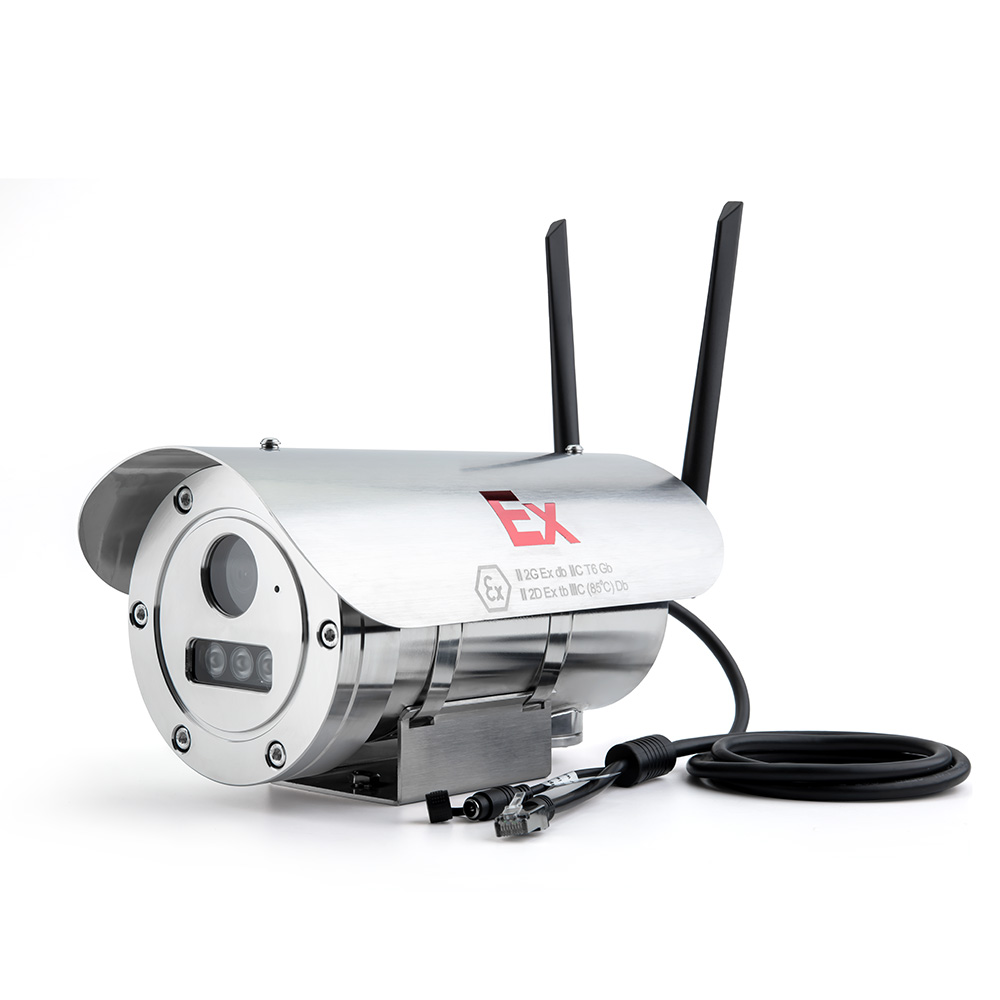 316L 6MP Wireless WiFi Explosion Proof IR Camera