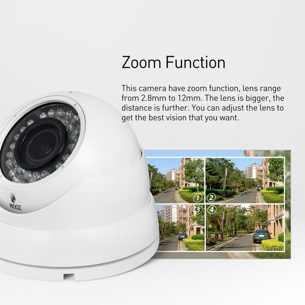 H.265+ 2.4 Onvif 5MP IP Indoor P2P CCTV Dome Camera